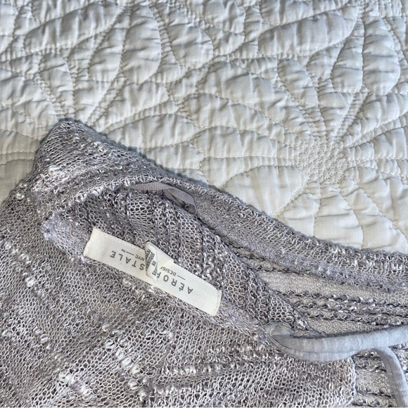 Aeropostale Longsleeve Top w/ Criss Cross Detailing - Picture 6 of 6